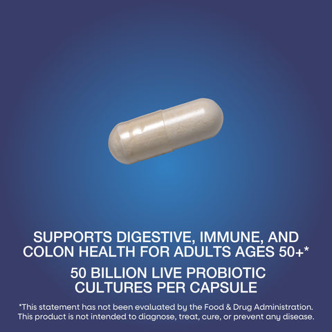 Nature'S Way Fortify Extra Strength(1) Probiotic Adults 50 50 Billion Live Cultures Prebiotics Probiotics For Digestive Health Immune Support Colon Health 30 Capsules