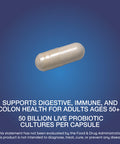 Nature'S Way Fortify Extra Strength(1) Probiotic Adults 50 50 Billion Live Cultures Prebiotics Probiotics For Digestive Health Immune Support Colon Health 30 Capsules