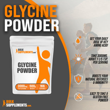 BulksupplementsGlycine Powder Supplements Glycine 3000Mg