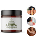 Benatural Essentials All Natural Arnica & Comfrey Cream 100g | For Sprains & Bruises | Botanical Cream for Skin Comfort After Activity | With Jojoba Oil & Vitamin E | pH Balanced | Made in the UK