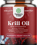 Antarctic Krill Oil Softgels - High Absorption Krill Oil Omega 3 Fatty Acid Supplement with Potent EPA DHA Astaxanthin and Phospholipids - Wild Caught Burpless Fish Oil Omega 3 Supplement (30 Count)