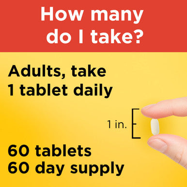 Nature Made Super C Tablets With Vitamin D3 And Zinc Adult Vitamin 60 Tablets