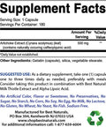Best Naturals Artichoke Extract 10000 mg Equivalent - 3rd Party Lab Tested - 180 Capsules