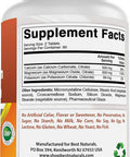 Best Naturals Calcium Magnesium Potassium - 120 Tablets - Non-GMO & Gluten