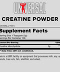 Creatine Powder Unflavored Creatine Monohydrate - 500g