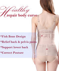3 in 1 Postpartum Support Recovery Belly Wrap Waist/Pelvis Belt Body Shaper Postnatal Shapewear,Plus Size Beige