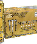 Monster Energy Ultra Sunrise, Sugar Free Energy Drink, 16 Fl Oz | Pack of 15