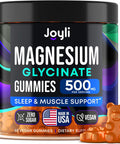 JOYLI Nutrition Magnesium Glycinate Gummies with Vitamins B6, B12 & D3 - 60 Gummies