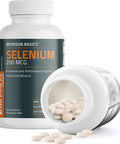 Bronson Selenium 200 Mcg Immune & Antioxidant Support Essential Mineral, 250 Vegetarian Tablets