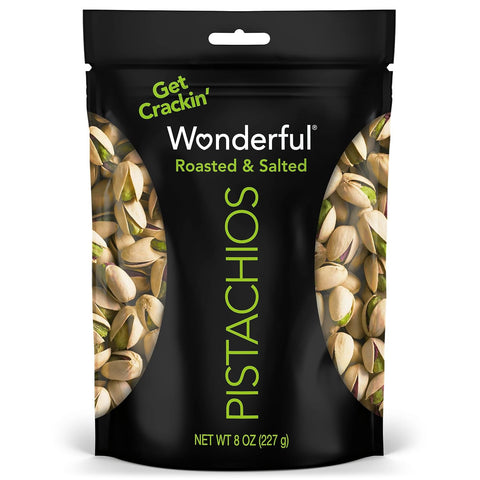 Wonderful Pistachios In Shell, Roasted & Salted Nuts, 48 Ounce Resealable Bag, Protein Snacks, Bulk Snacks, Healthy Snacks for Adults