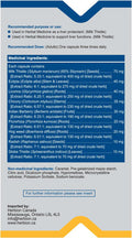 Herbion Naturals Liver Support With Milk Thistle, 60 caps Herbal Liver Detoxifier, Cleanser, Protects and Strengthens Liver Health, Promotes Healthy Liver Function