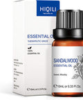 Sandalwood Essential Oil,Pure Natural Therapeutic Grade Sandalwood Oil Perfect for Aromatherapy Hair Care Skin Care Massage and More-10ml
