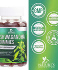 Nature'S Nutrition Ashwagandha Gummies for Women & Men 3000mg Equivalent Best Ashwagandha Supplement for Natural Antioxidant Support Energy & Immune Support Vegan Ashwa Root Extract Supplements Calm Gummy - 60 Count