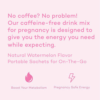 PREMAMA Prenatal Vitamin Energy Boost Drink Mix PregnancySafe Energy Supplement with Omega 3 B Vitamins 28 Servings