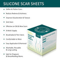 Silicone Scar Sheets (1.6 X 120 Roll-3M), Silicone Scar Tape Roll, Scar Silicone Strips, Reusable, Professional Scar Removal Sheets For C-Section, Surgery, Burn, Keloid, Acne Et