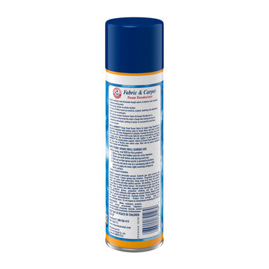 Arm & Hammer Fabric And Carpet Foam Deodorizer Professional Aerosol Fresh Scent 15 Fl Oz (Case Of 8)