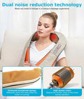 Neck Massager With Heat Shiatsu Back Massager For Pain Relief Deep Tissue Electric Shoulder Massager,Great Gifts For Women Men Mom Dad Mothers Fathers Day Birthday Christmas Gift