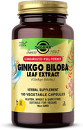 Solgar Ginkgo Biloba Leaf Extract 180 Vegetable Capsules - Brain Health & Mental Alertness - Standardized Full Potency (Sfp) - Non-Gmo Vegan Gluten Free Dairy Free Kosher Halal - 180 Servings