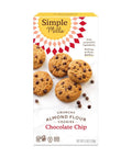 Simple Mills Almond Flour Chocolate Chip Cookies, Gluten Free and Delicious Crunchy Cookies, Organic Coconut Oil, Good for Snacks (Packaging May Vary)