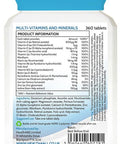 Multivitamins & Minerals One a Day 90 Tablets . 100% RDA. Made by Health4All