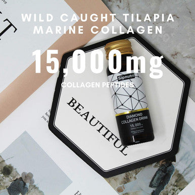 Sipnutri Diamond Collagen Drink 15000 mg and Liquid Korean Panax Ginseng Extract 3000 mg