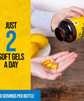 On Target Living Alaskan Cod Liver Oil 120 Soft Gels | Line Caught in The USA | Naturally Occurring Vitamin D | Rich in Omega 3 DHA/EPA