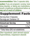 Nature'S Way Premium Herbal Olive Leaf 1500 Mg Per Serving 100 Vcaps
