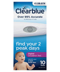 Clearblue Advanced Digital Ovulation Test, Predictor Kit, featuring Advanced Ovulation Tests with digital results, 10 ovulation tests