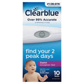 Clearblue Advanced Digital Ovulation Test, Predictor Kit, featuring Advanced Ovulation Tests with digital results, 10 ovulation tests