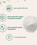 Micro Ingredients Hyaluronic Acid Serum Powder 100 Grams | High Molecular Weight Cosmetics Grade | Skin Hydration and Moisture Support Supplements | Vegan Water Soluble (Within 2 Hours)