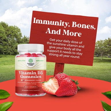 Vegan Vitamin D3 Gummies for Adults - Vitamin D3 5000 IU Natural Gummy Vitamins for Men and Womens Immunity Joint Support Plus Teeth - Gelatin Free Non GMO Delicious Mango Flavor