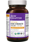 New Chapter Calcium Supplement (Tiny Tabs) - Bone Strength Whole Food Calcium with Vitamin K2 + D3 + Magnesium, Vegetarian, Gluten Free - 240 ct