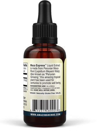 Amazing Herbs Maca Express Liquid Extract, 1 Fluid Ounce