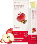 FOODOLOGY Apple Cider Vinegar Stick Jelly - 6,250mg ACV Apple Flavor, Prebiotic, Detox Cleanse with mother, Supports Digestion & Gut Health, Zero Sugar, Low Calorie, On-The-Go, 10 Sticks