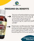 Amazing Herbs Pure Oregano Essential Oil - 100% Pure Oregeno Oil, Improves Cardiovascular Health And Promotes Gastrointestinal And Respiratory Health - 1 Fl Oz