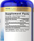 Carlyle Niacin Flush Free 500Mg | 220 Capsules | Non-Gmo And Gluten Free Essential Vitamin