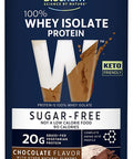 Biochem 100 Whey Isolate Protein 12.5 oz Sugar Chocolate KetoFriendly 20g Vegetarian Protein Amino Acids Iron Magnesium Cocoa Invigorating Taste