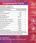Alliwise Liver Support Gummies With Milk Thistle & Dandelion Extract, 80% Silymarin Extract, Liver Cleanse Detox & Repair, Natural Liver Health Formula