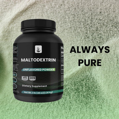 PURE ORIGINAL INGREDIENTS Maltodextrin, 3 Lb, No Magnesium Or Rice Fillers, Unflavored