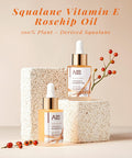 Anai Rui Squalane + Vitamin E Rosehip Oil Moisturizer For Face Hydrate, Reduce Scars And Stretch Marks, Wrinkles For Smoother, Softer Skin 1 Fl. Oz