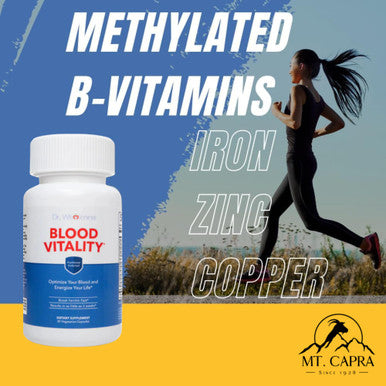 Dr. Wholeness Blood Vitality - Daily Iron Supplement And Multivitamin - Boost Ferritin And Energy, Most Effective Iron Supplement, High Potency, Non Constipating, No Nausea, And Bioavailable - 30 Caps