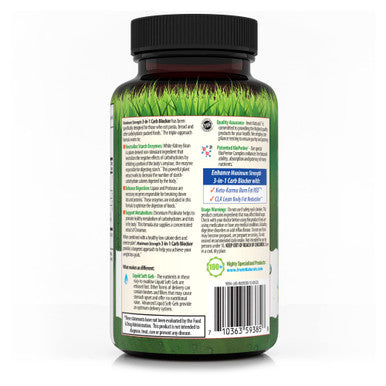 Irwin Naturals Maximum Strength 3-In-1 Carb Blocker 84 Count