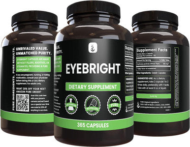 PURE ORIGINAL INGREDIENTS Eyebright (365 Capsules) No Magnesium Or Rice Fillers, Always Pure, Lab Verified