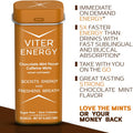Viter Energy Caffeinated Mints 40Mg Caffeine, B Vitamins, Sugar Free. (Wintergreen, 20Pcs, 6 Pack)