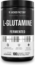 LGlutamine Powder 500g 100 Servings Vegan Fermented L Glutamine Supplement for Post Workout Muscle Recovery Immunity Digestive Health Tested Trusted No Artificial Fillers Unflavored