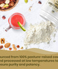 Kroppssund Bovine Colostrum Powder Supplement 3000 Mg - Extra High 60% Igg Bovine Colostrum - Gut, Bone, Exercise, Immune - 50 Servings (1 Bottle)