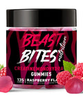 BEAST BITES Nutrition Creatine Monohydrate Gummies for Men & Women - 5g of Creatine Monohydrate per Serving - Sugar Free,Vegan, Raspberry Flavor, 135 Count (45 Servings)