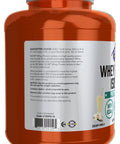 NOW Sports Nutrition Whey Protein Isolate 25 g With BCAAs Creamy Vanilla Powder 5-Pound