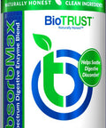 Biotrust Absorbmax Broad Spectrum Digestive Enzyme Blend Gluten Free Non Gmo Digestive Support For Nutrient Digestion Absorption And Periodic Digestive Discomfort And Bloating