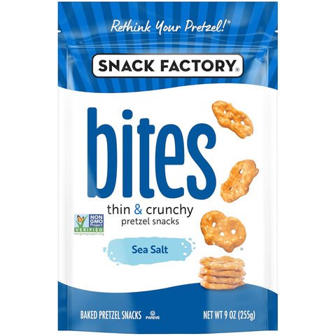 Snack Factory Cinnamon Sugar Pretzels, 9 Oz Bag